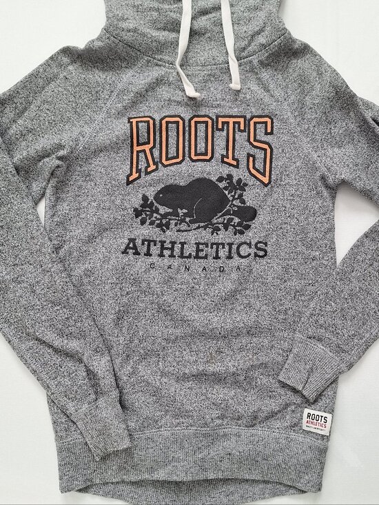Roots Tops - Roots Grey Salt & Pepper Hooded Sweatshirt